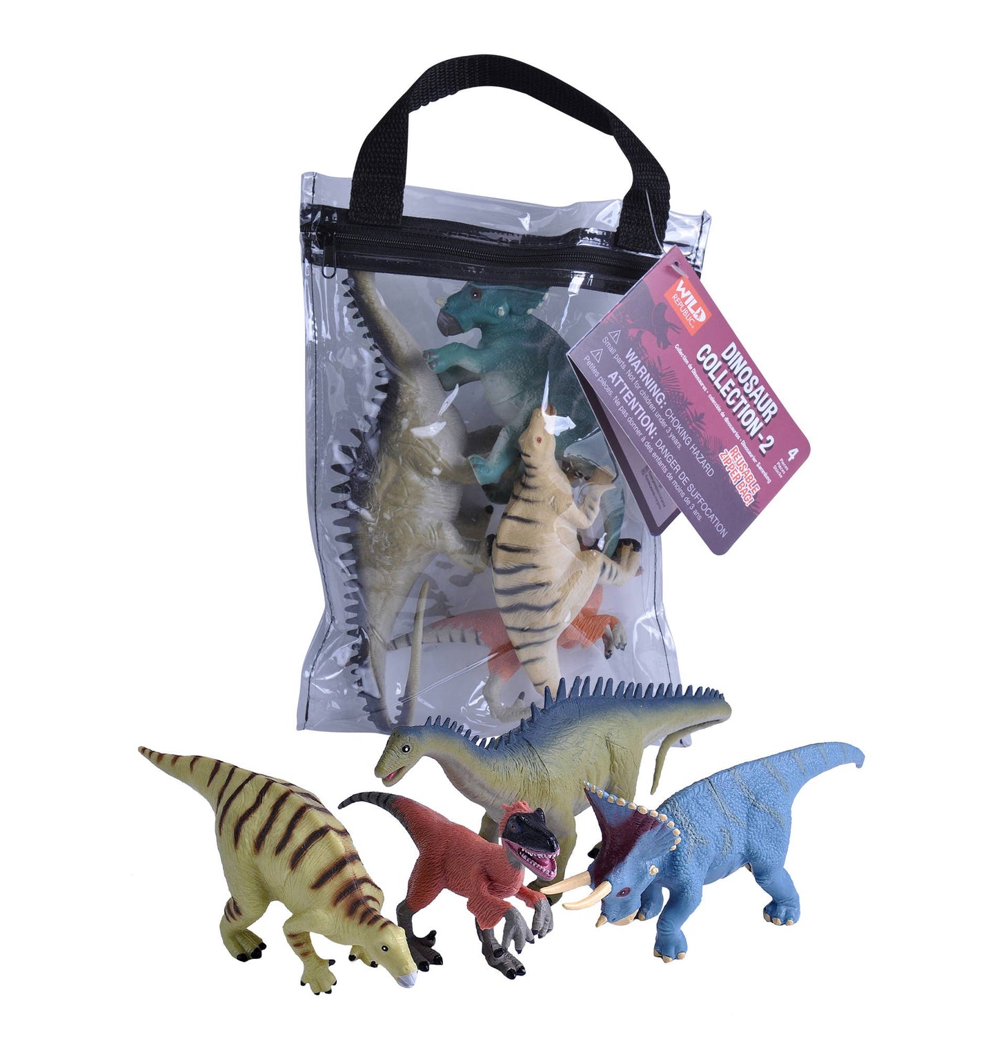Polybag-Zip Dinosaur Ii 11"