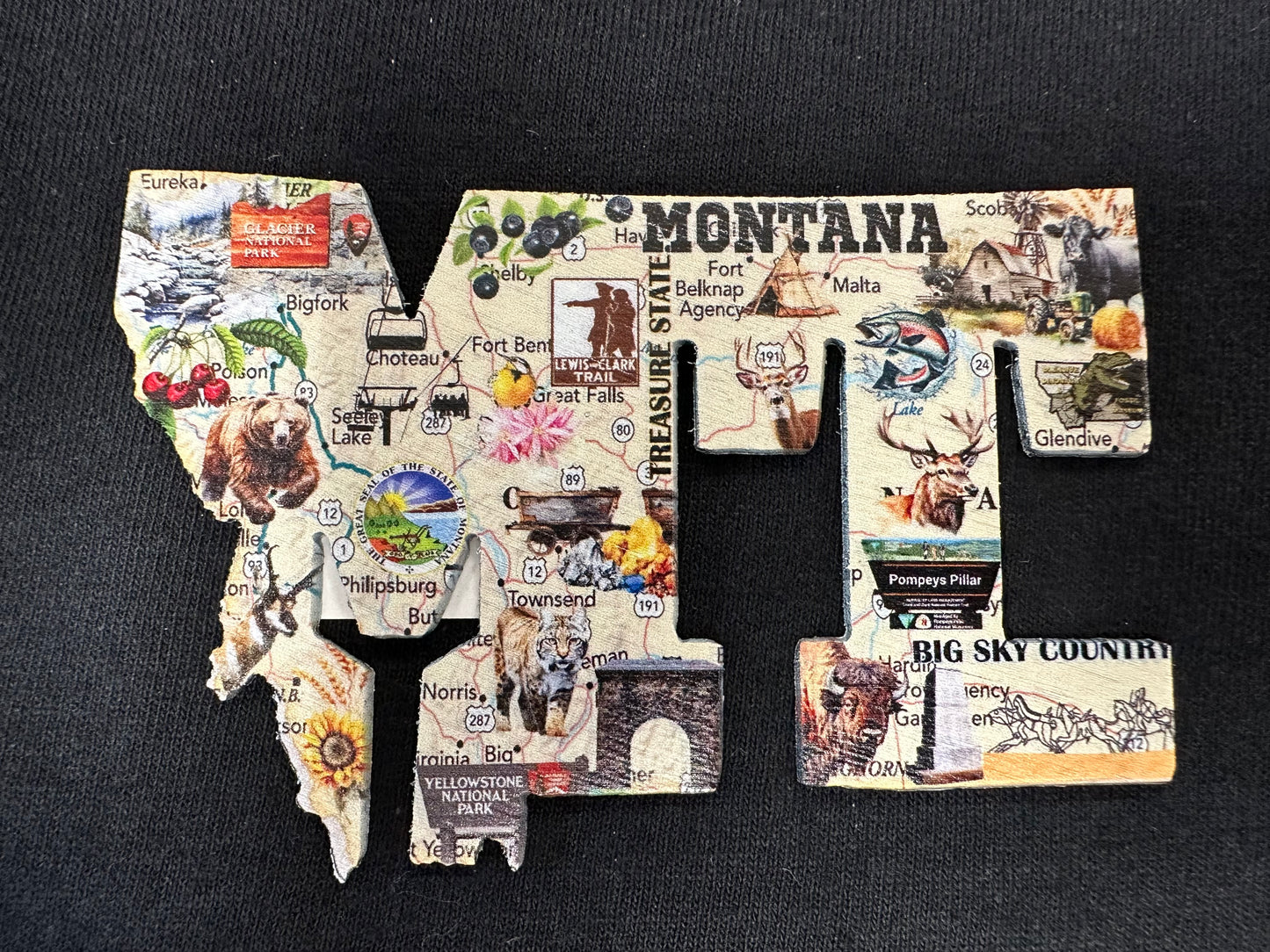 Magnet - Montana Map