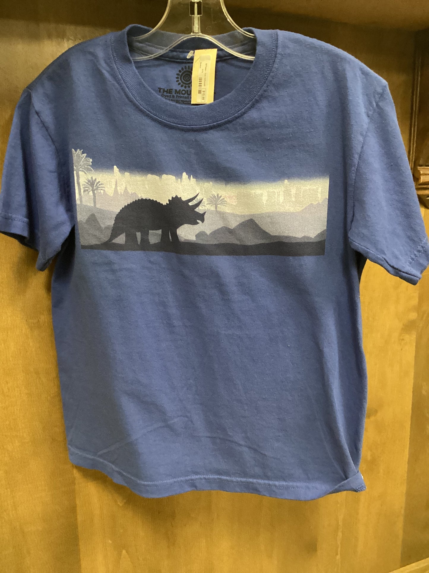Triceratops Silhouette T-Shirt, Adult, Small