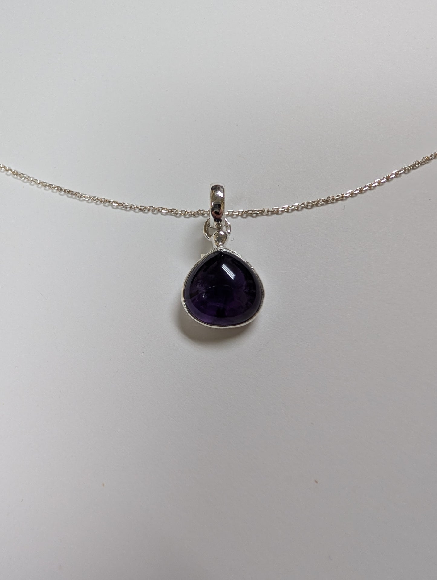 Amethyst/Silver Necklace