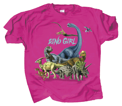 Dino Girl T-Shirt, Youth