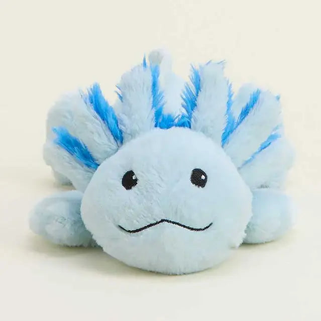 Blue Axolotl Warmies Junior