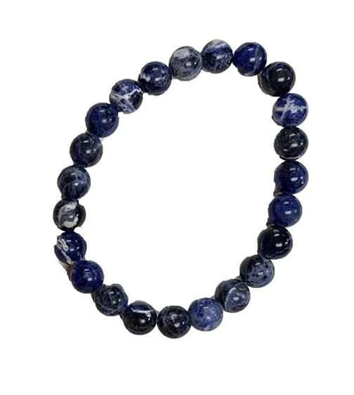 8mm Round Natural Stone Bracelet