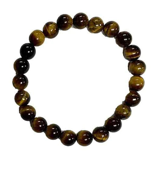 8mm Round Natural Stone Bracelet