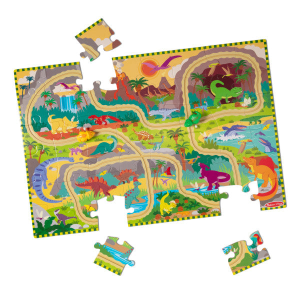 Dinosaur Chase Track Floor Puzzle