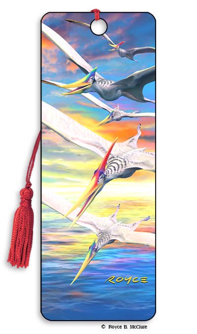 3D Royce bookmark - Pteranodons (Dinosaur)