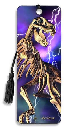 3D Royce bookmark - T-Rex (Image flips)