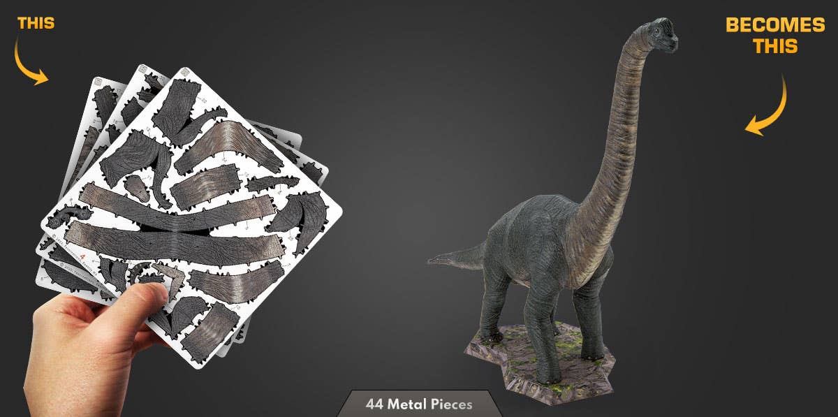Brachiosaurus Steel Model Kit