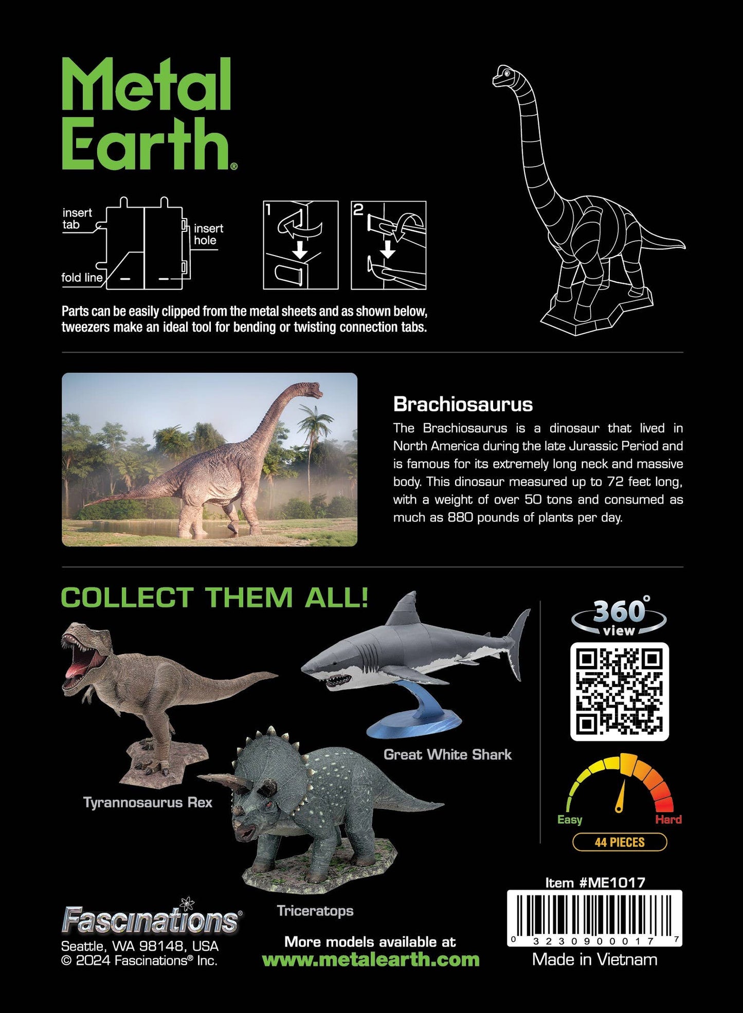 Brachiosaurus Steel Model Kit