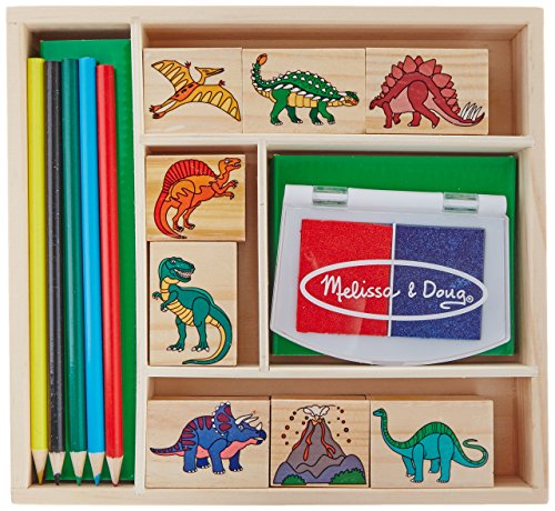 Dinosaurs - Wooden Stamp Set