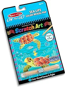 Scratch Art - Sea Life