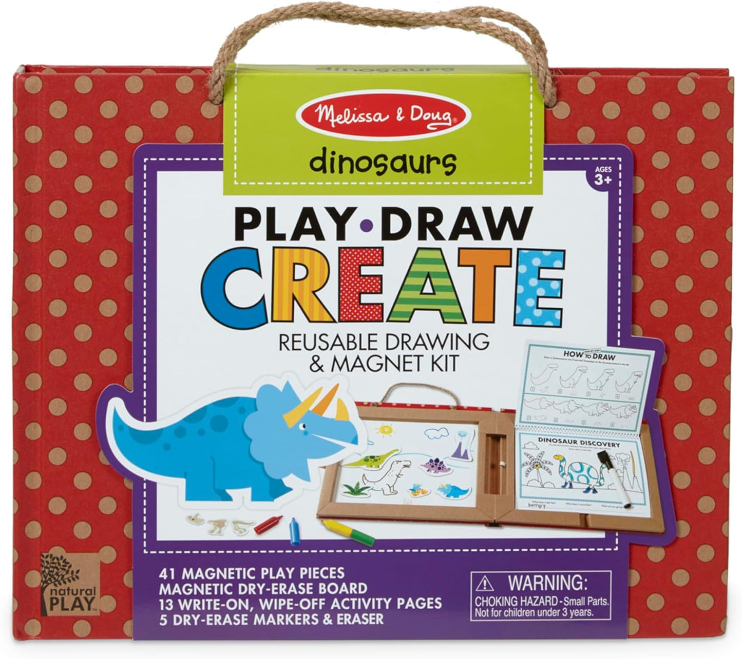 Reusable Drawing & Magnet Kit - Dinosaurs