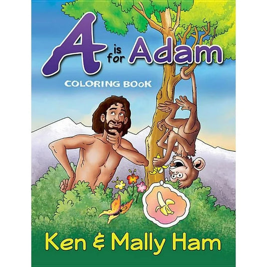 A is For Adam: Coloring Book