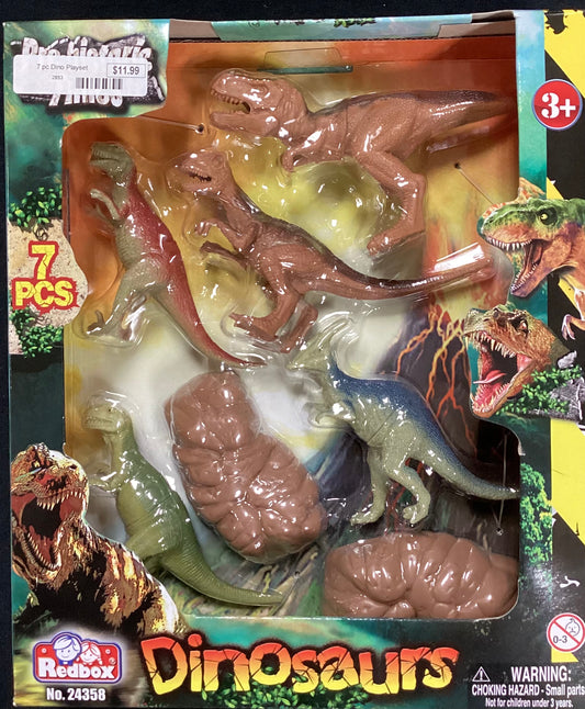 Dinosaurs Playset - 7 Piece