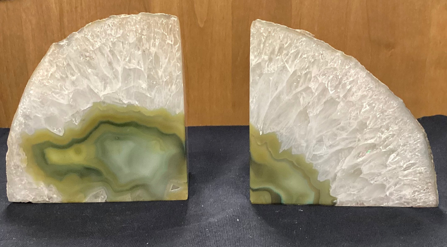 Bookends - Agate - Green BE-2