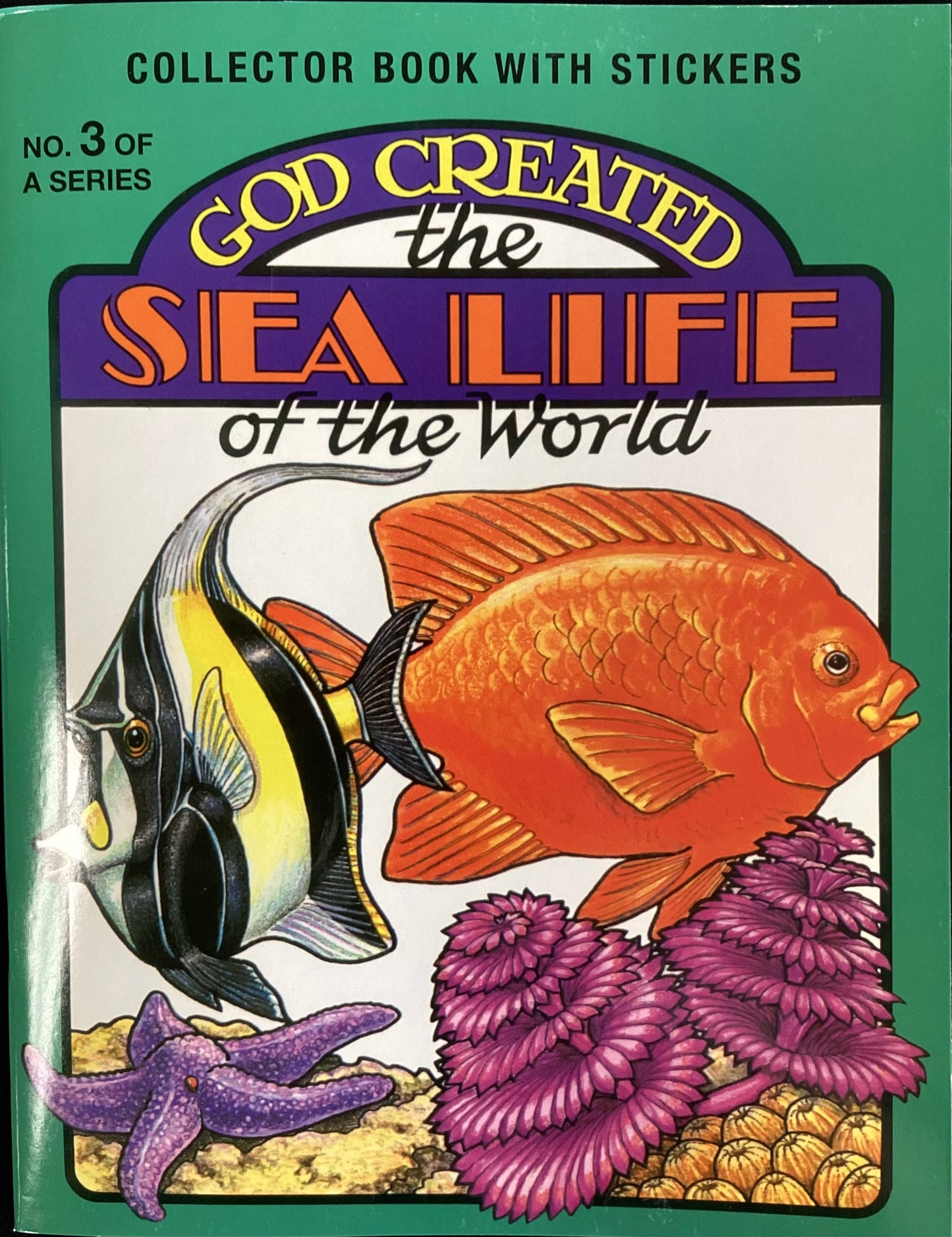 God Created the Sea Life: Sticker Book