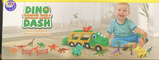 Dino Dash Transport Truck & Dinosaur Racers