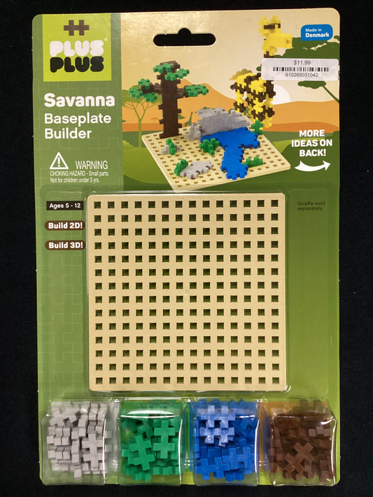 PLUS PLUS - Savannah Baseplate Builder