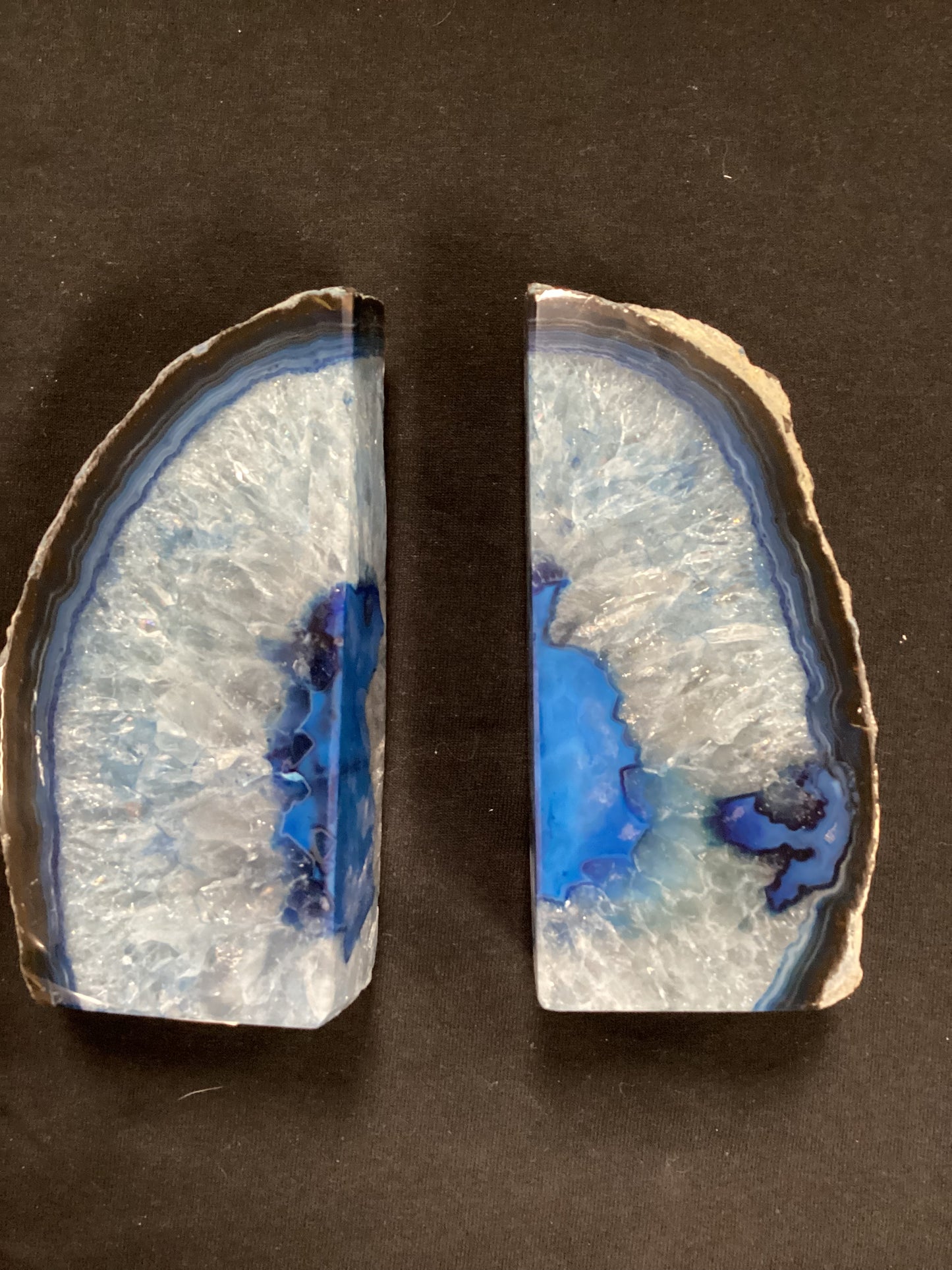 Bookends Agate Blue-Blue