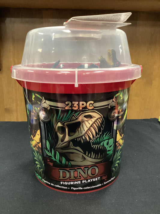 Dino Adventure Bucket 23 pcs-w/Playmat : 23 Pcs