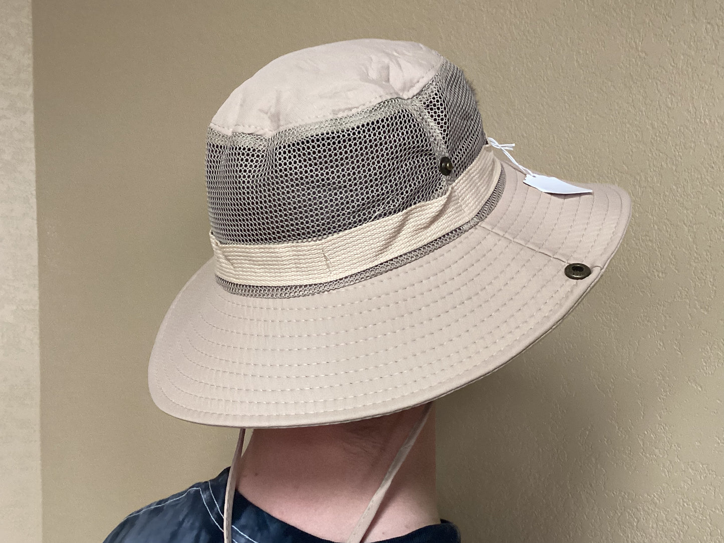 Mesh Crown Outdoor Bucket Fisherman Hat