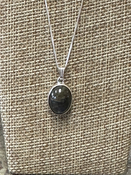 Labradorite/Silver Necklace