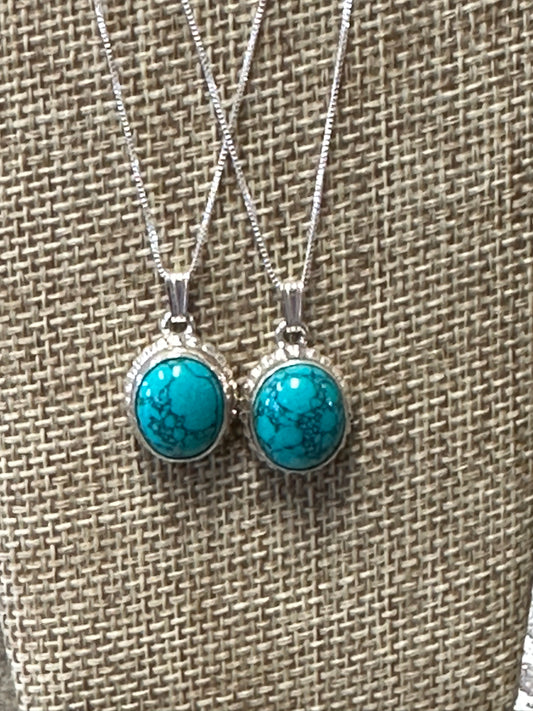 Turquoise/Silver Necklace