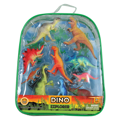 Dinosaur Explorer Backpack Playset