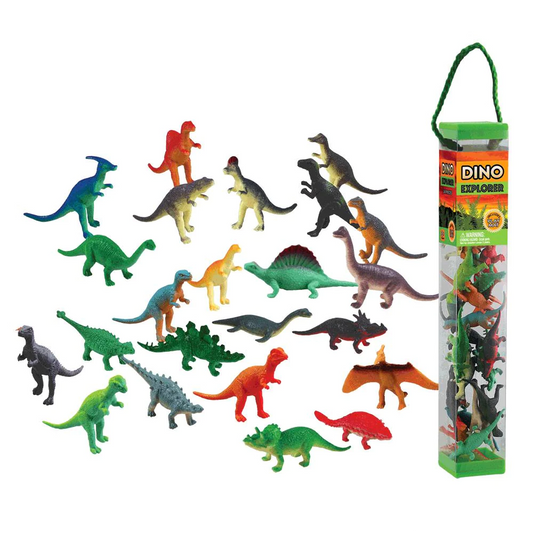 Animal Explorer - Dinosaur Tube - 24-piece Playset