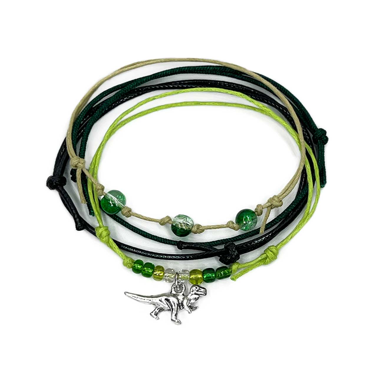 Army Green T-Rex Bracelet