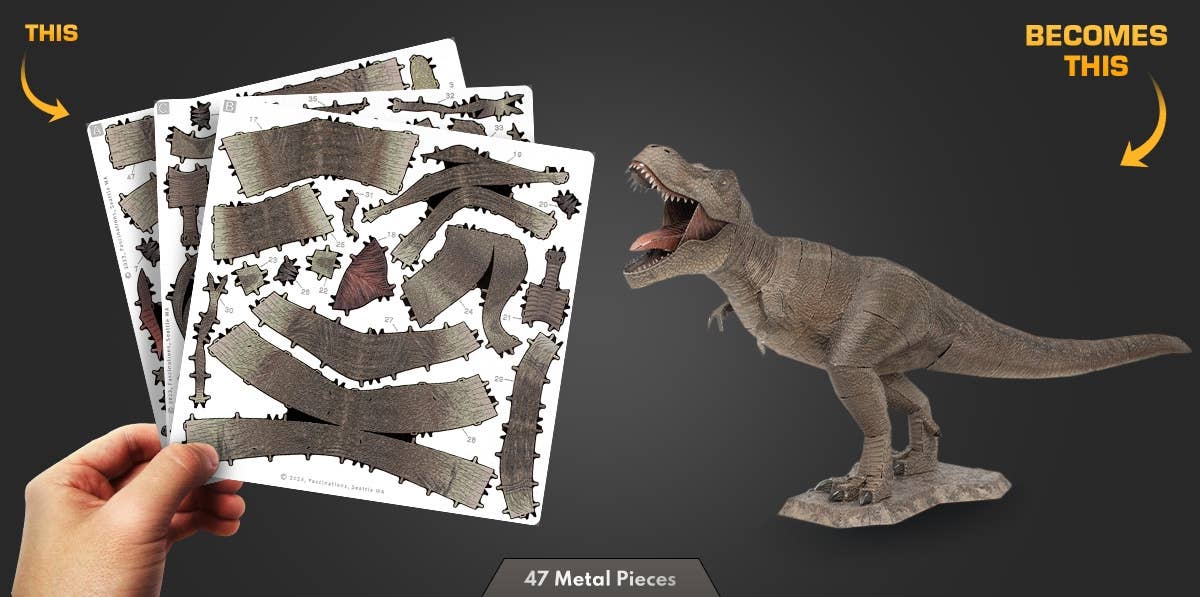 Tyrannosaurus Rex Steel Model Kit