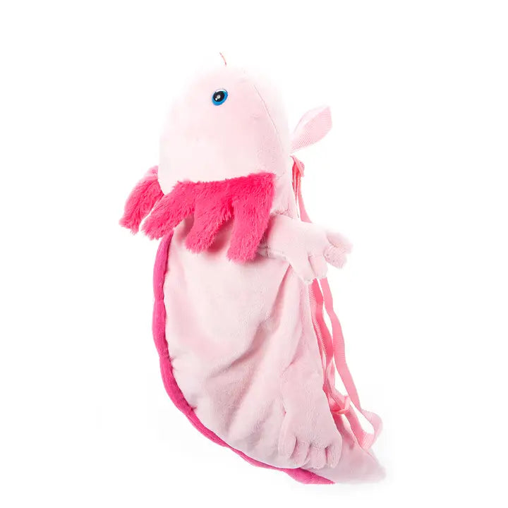 Axolotl Plush Animal Backpack