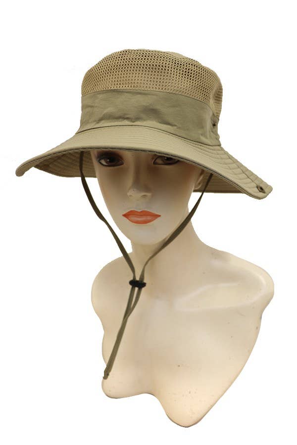 Unisex Mesh Crown Bonnie Fishing Outdoor Camping Hat