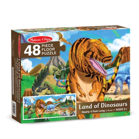 Land of Dinosaurs - Floor Puzzle (48 pcs)