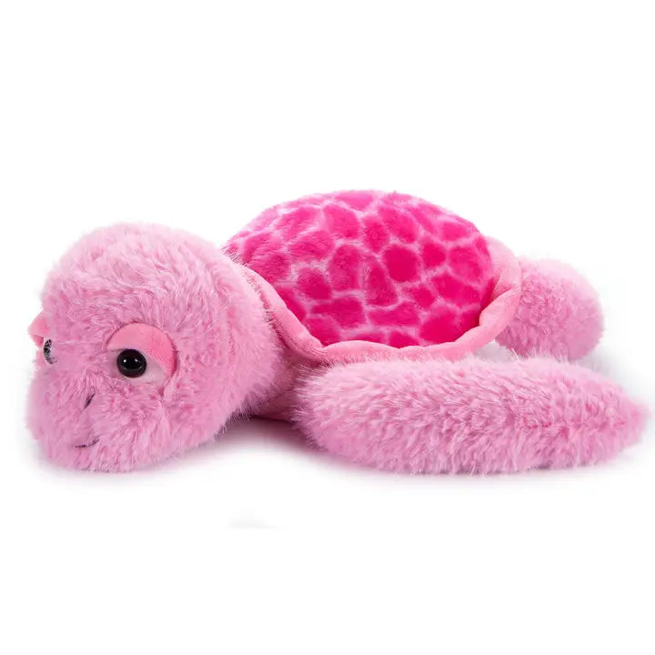 Fuzzlez Sea Turtle Pink 14"