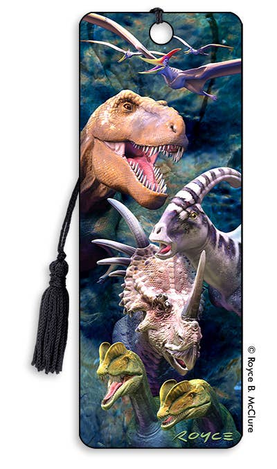 3D Royce bookmark - Dinosaurs