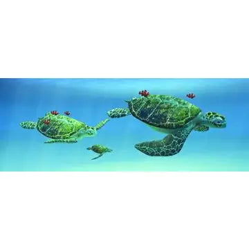 3D Bookmark/Ruler-Sea Turtles