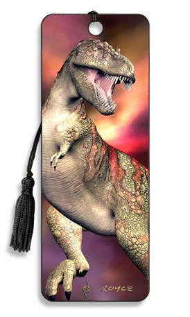 3D Royce bookmark - T-Rex (Image flips)