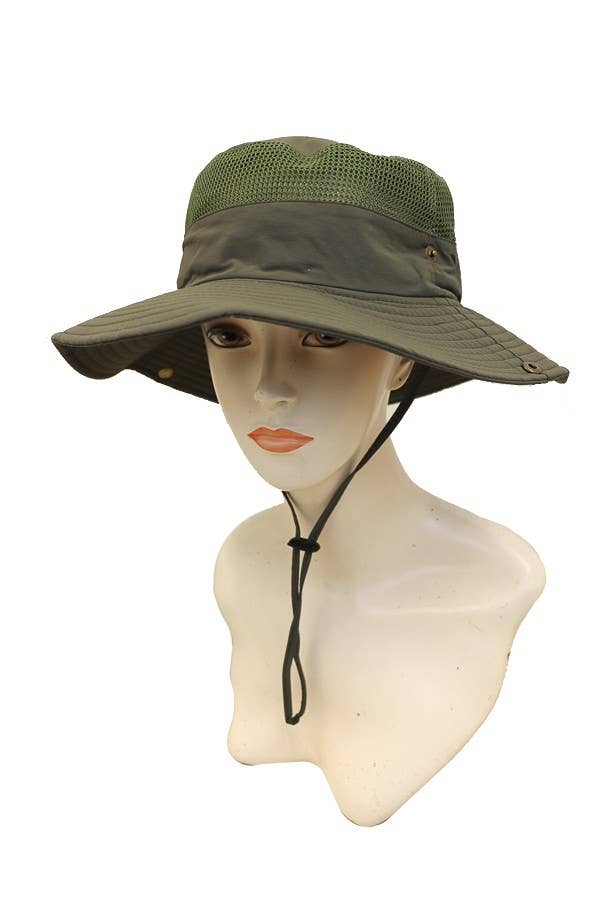 Unisex Mesh Crown Bonnie Fishing Outdoor Camping Hat