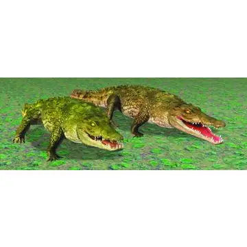 3D Ruler/Bookmark Alligator