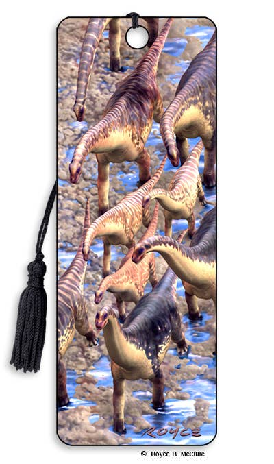 3D Royce bookmark - Giraffatitans (Dinosaur)